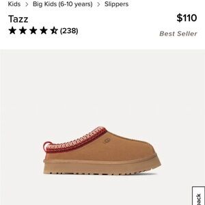Kids UGG Tazz Slipper